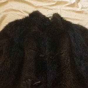 Nina Ricci beaver fur coat